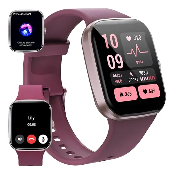 Smartwatch Feminino Chamadas Bluetooth Esportivo Original