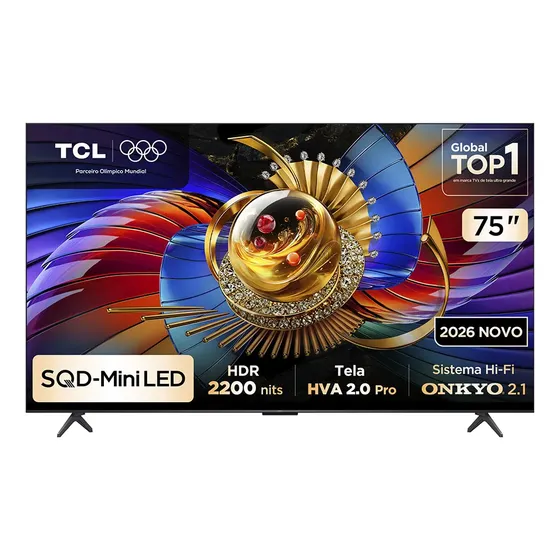 Smart Tv Tcl 75  Sqd-mini Led 4k Q7d Pro Bluetooth 75q7dpro