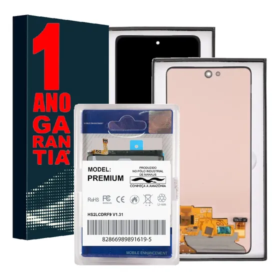 Tela Frontal Completa Para Galaxy A52 Display Oled + Battria