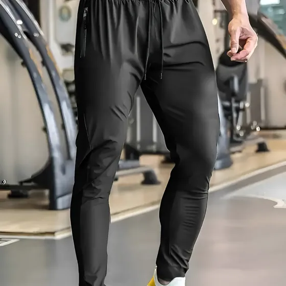 Calça Masculina Elastano Esportiva Fitness Treino Corrida