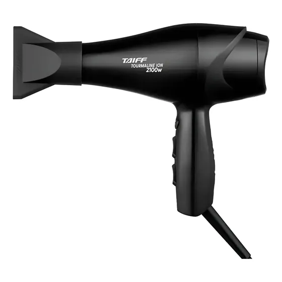Secador De Cabelo Taiff Tourmaline 4 Temperaturas 2100w Cor Preto