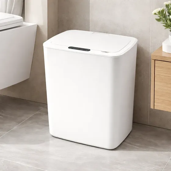 Lixeira Com Sensor Automatico 14l Banheiro E Cozinha Premium