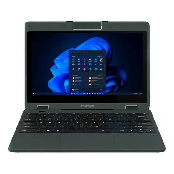 Notebook Positivo Duo Master 2 Em 1 Celeron 4gb Ram 128gb Cinza-escuro