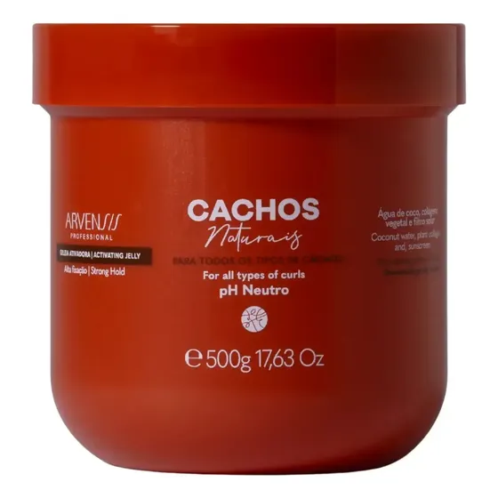 Arvensis Geleia Ativadora Cachos Naturais Alta Fixação 500g