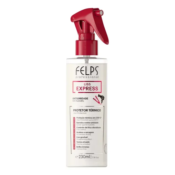 Protetor Térmico Liss Express Felps Professional - 230mL