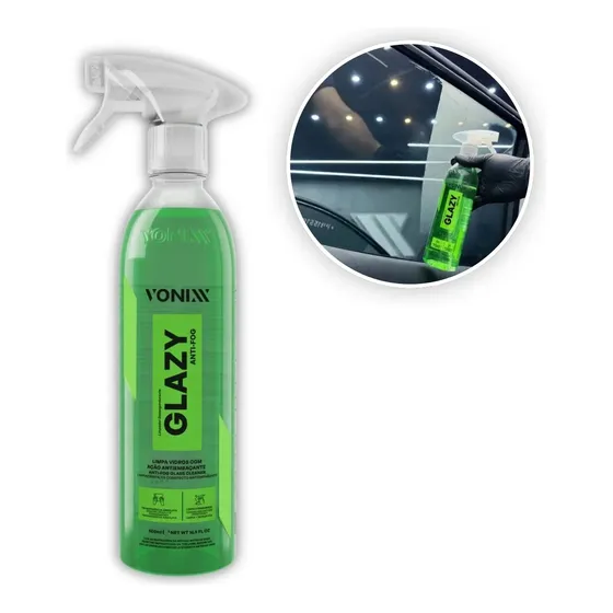 Glazy Anti-fog 500ml Anti Embacante Vonixx Limpa Vidros