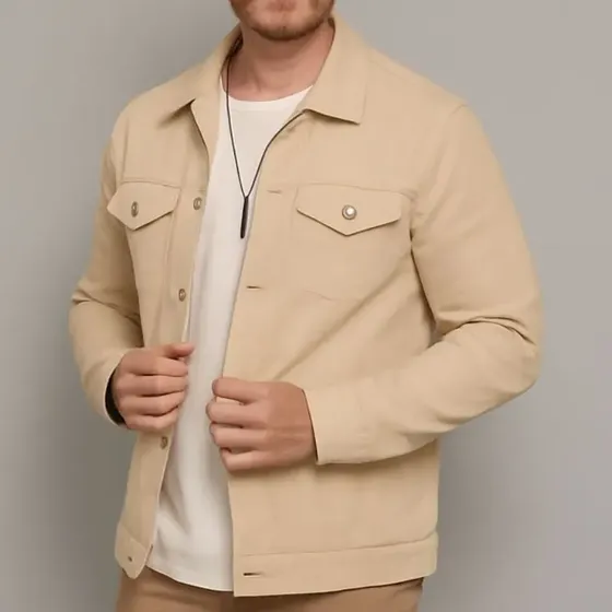 Jaqueta Jeans Masculina Moda Premium