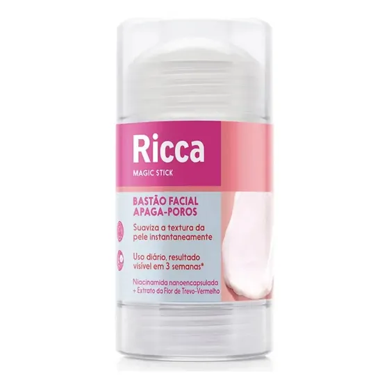 Bastão Facial Apaga-poros Ricca Magic Stick Com Niacinamida