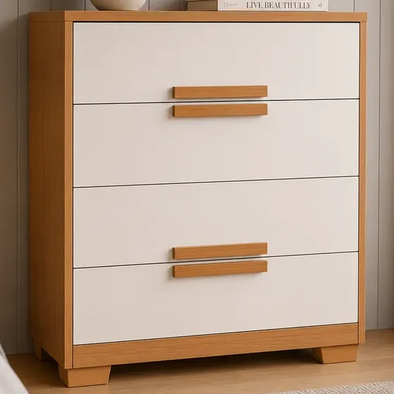 Cômoda Organizadora Jade Com 4 Gavetas Moderna Decorativa