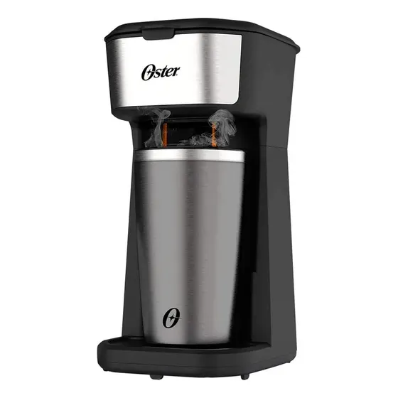 Cafeteira Oster 2day Inox 2 Em 1 OCAF200 Com Copo Térmico