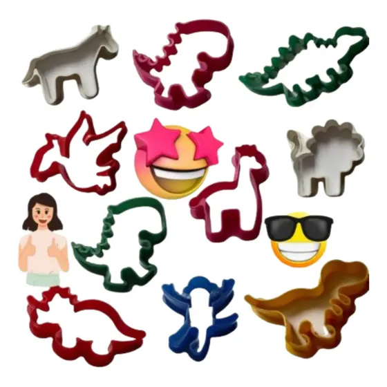 60 Unidades De Criatividade: Forminhas Para Modelar Massinha