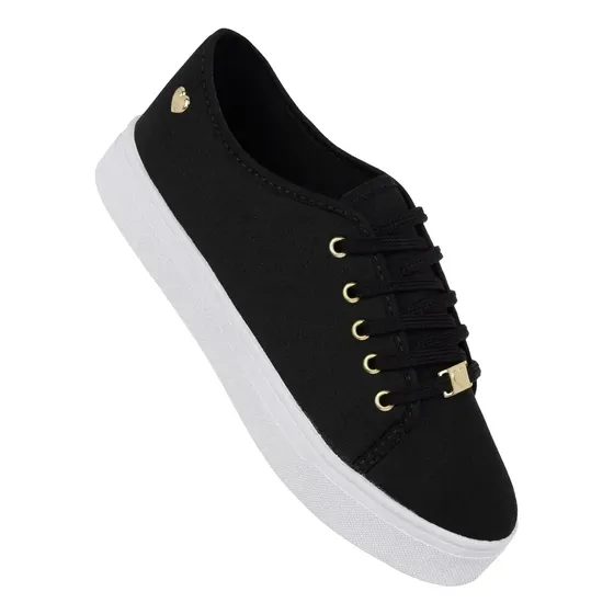 Tênis Feminino Casual Confortável Pingente Coração
