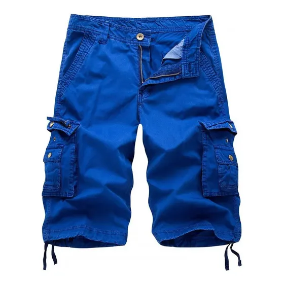 Pantalones Cortos Cargo De Talla Grande Para Hombre De Moda