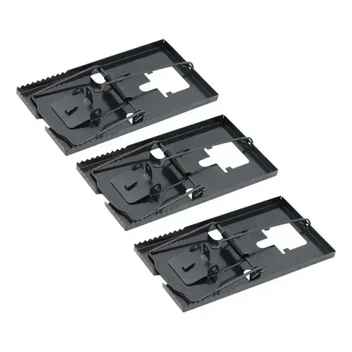 Ratoeira de Metal Reforçada para Ratos e Roedores com Mola de Alta Pressão Reutilizável para Controle de Pragas em Casa Comércio Depósito Galpão Fazenda e Ambiente Industrial