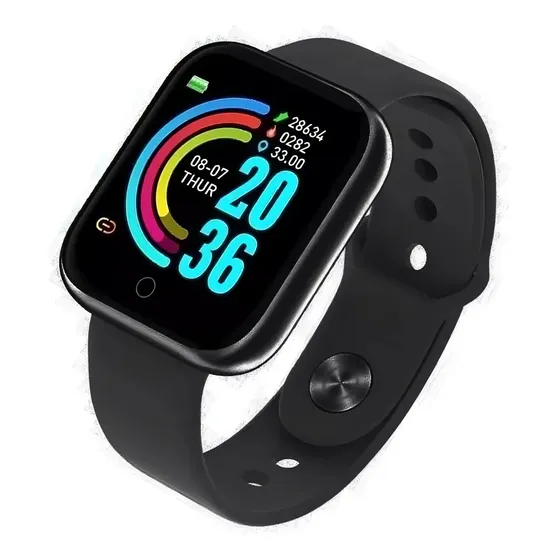 Relógio Inteligente Smart Watch digital Led pressão Unissex