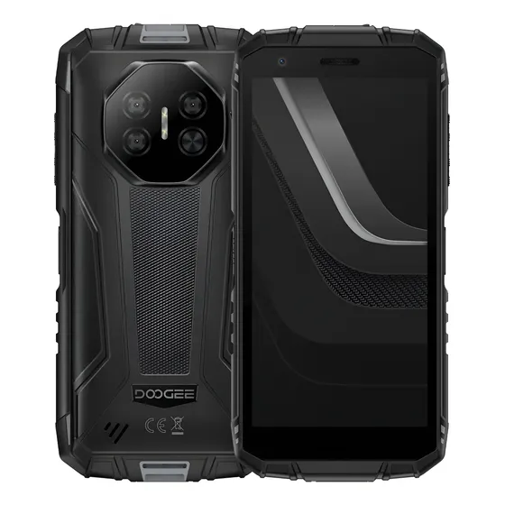 Doogee fire 3 pro android 1.5 telefone rudo 8350mah+18w carregamento rápido 5.5 hd câmera dupla 128gb ip69k militar nfc + desbloqueio facial