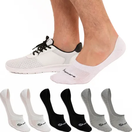 Kit 6 Pares Meias Zhamaro Algodão Sapatilha 100% Invisível