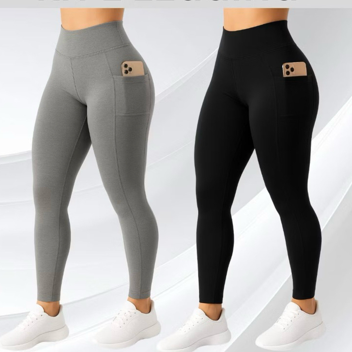 UNIDADE ou KIT 2 Calças leg com 2 bolsos (1 calça R$ 35,00 / 2 Calças R$70,00)