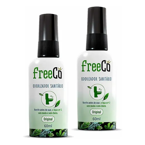 2 Bloqueador Odores Freecô Sanitários Promoção Mais Vendido