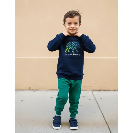 Conjunto Moleton Flanelado Kyly Masculino Casual