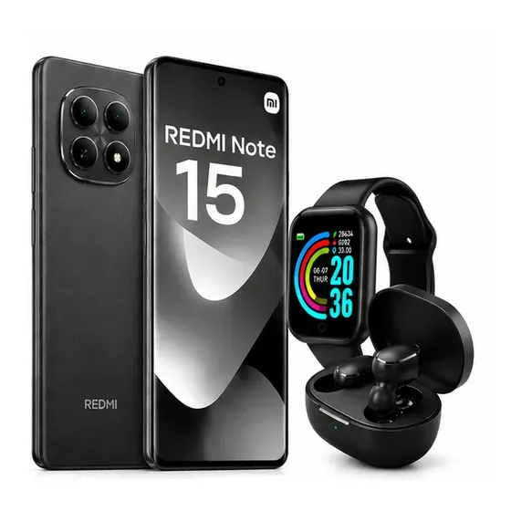 Xiaomi Note 15 256gb 8gb Dual Sim Com Brindes Fone E Relogio