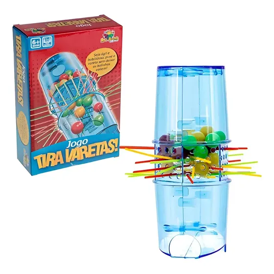 Jogo Tira Varetas Puxa Palitos Brinquedo Pega Vareta Diversão Interativa Férias Jogos