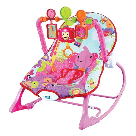 Cadeira de Descanso Musical FunTime New Maxi Baby color rosa