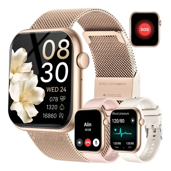 Smartwatch Feminino Esportivo Bluetooth Relógio Inteligente