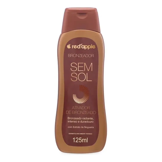 Auto Bronzeador Red Apple 125ml Sem Sol