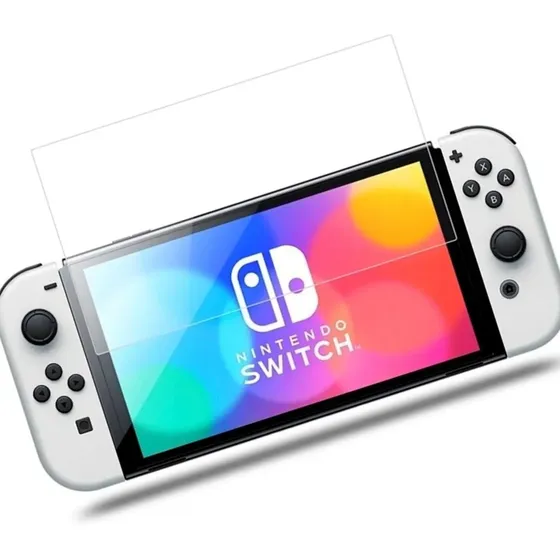 Película De Vidro Compatível Com Switch Oled Tela Completa