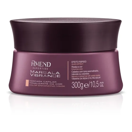 Máscara Matizadora Marsala Vibrance - Amend 300g