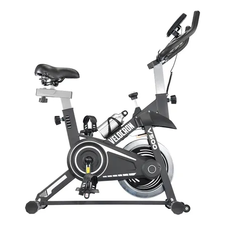 Bicicleta Ergométrica Spinning Inércia 5kg Velocron V500 Preto