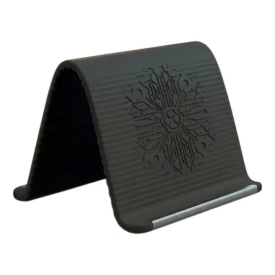 Suporte De Silicone Dobrável Preto, Antiderrapante, Refrigeração, Trabalho/prego/diário