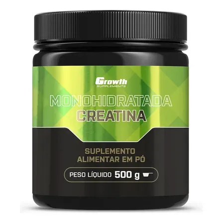 Creatina Growth Supplements Monohidratada em pó Sem sabor x 500g