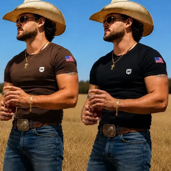 Kit 2 Camisetas Rincon Agro Ram Country Tropinha Rodeio Texa