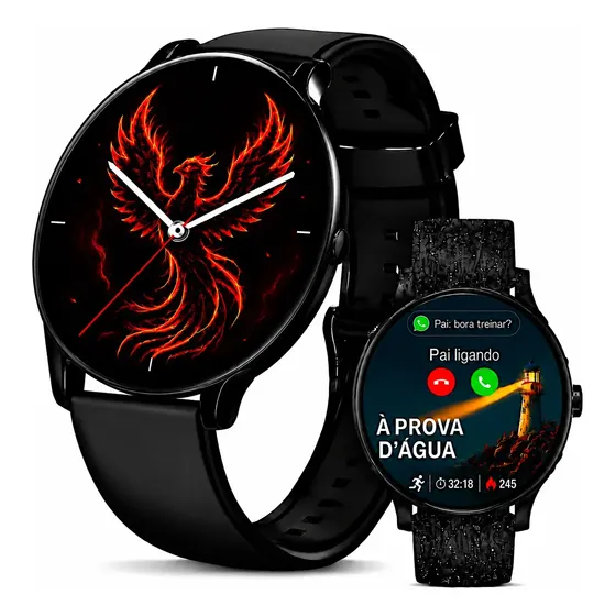 Smartwatch Relógio Inteligente X27 Chamadas Bluetooth Ip68