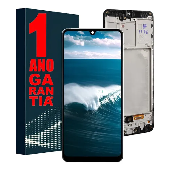 Tela Frontal Com Aro Para Galaxy A31 Display Oled + Full Hd!