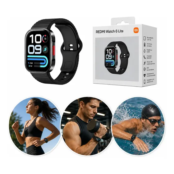 Relógio Smartwatch Redmi Watch 6 Lite Global Gps Bluetooth