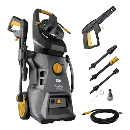 Lavadora e Desobstruidora de Alta Pressão WAP WL 2660 Turbo Ultra 127V