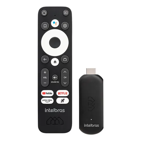 Smart Tv Stick Full Hd Intelbras Preto Padrão