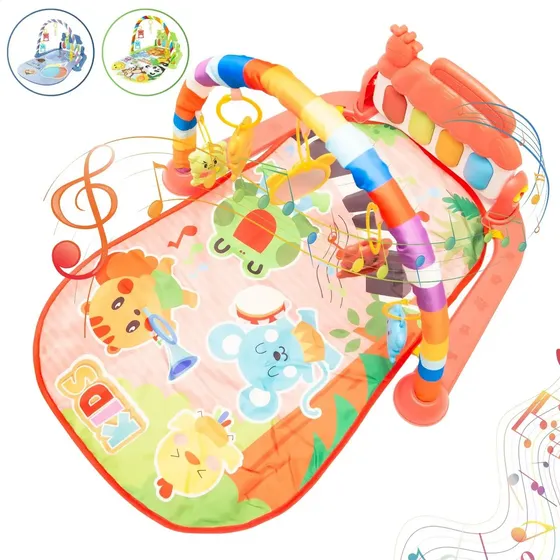 Tapete Infantil De Atividades Piano Musical Com Luz E Som ATENTU