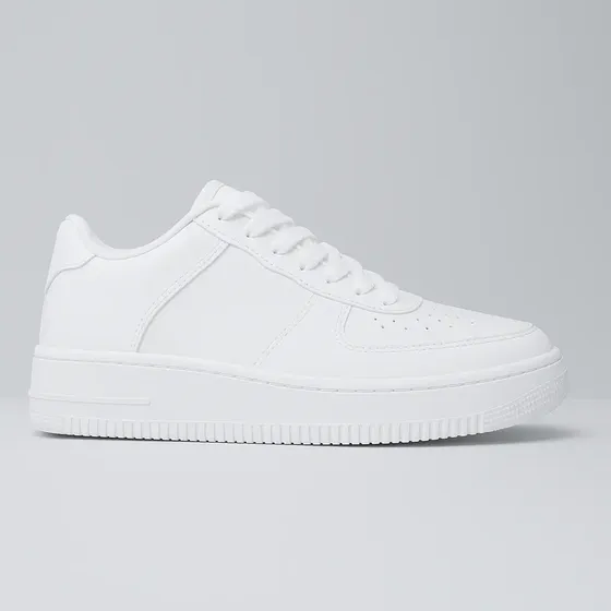 Tênis Casual Branco Masculino Feminino Academ Skate Sneakers