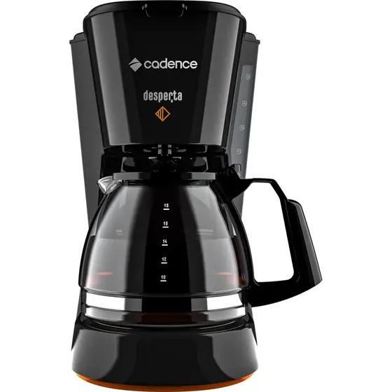 Cafeteira Elétrica Cadence Desperta Contrast Preto CAF338