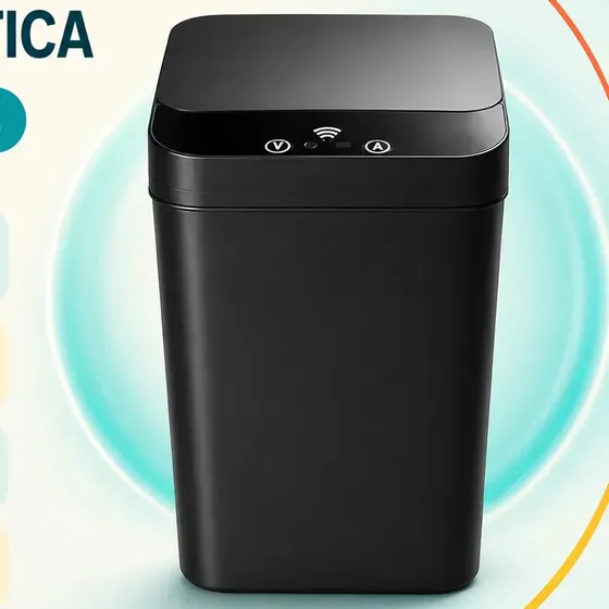 Lixeira Automática com Sensor de 13 L para Banheiro e Cozinha